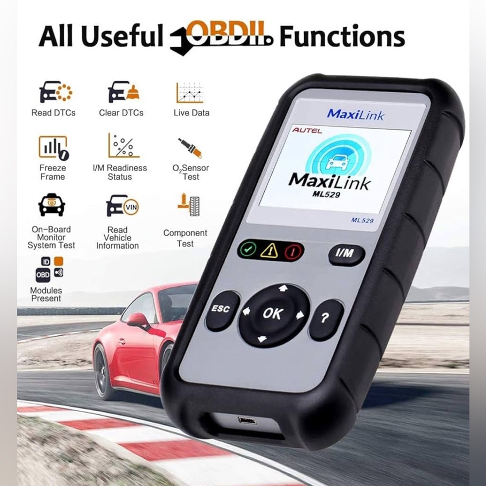 Autel ML529 Code Reader OBD II MaxiLink Professional Auto Diagnostic Scanner